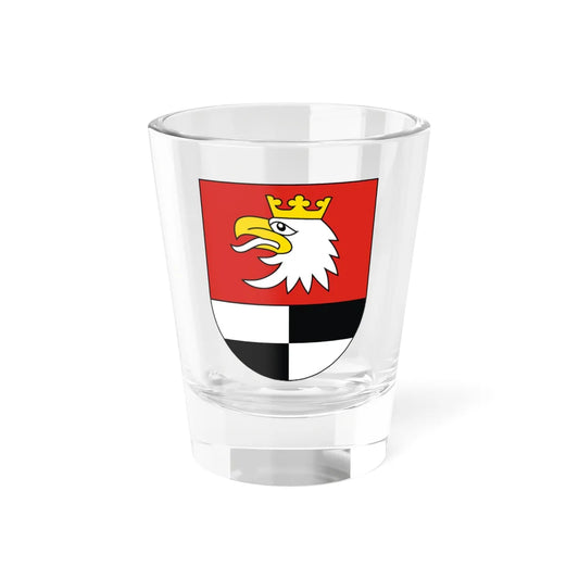 POL powiat węgorzewski COA (Poland) (Coat of Arms) Shot Glass 1.5oz 1.5oz - Go Mug Yourself