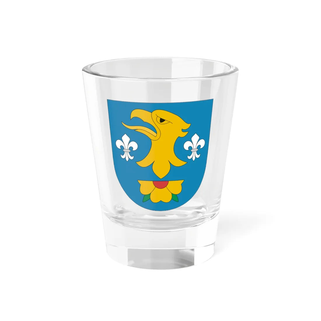 POL powiat wodzisławski COA (Poland) (Coat of Arms) Shot Glass 1.5oz 1.5oz - Go Mug Yourself