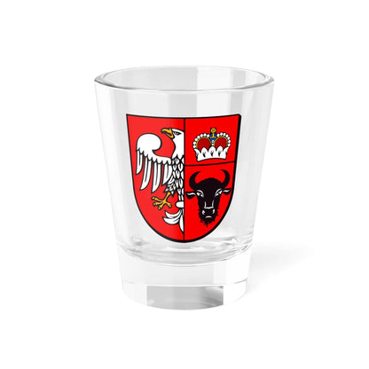 POL powiat zambrowski COA 2000-2018 (Poland) (Coat of Arms) Shot Glass 1.5oz 1.5oz - Go Mug Yourself