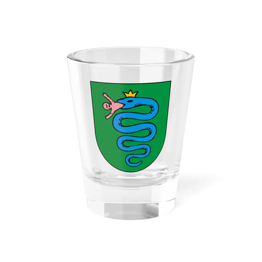 POL Prużana COA (Belarus) (Coat of Arms) Shot Glass 1.5oz 1.5oz - Go Mug Yourself