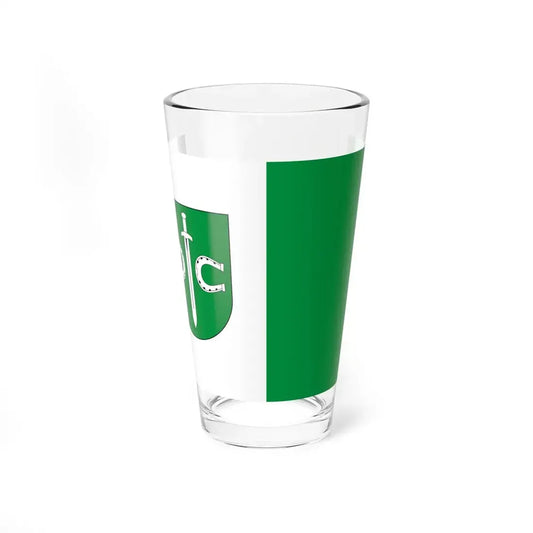 POL Pruszcz flag (Poland) Pint Glass 16oz 16oz - Go Mug Yourself