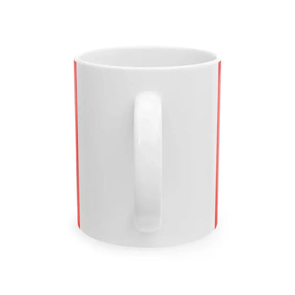 POL Rogowo flag (Poland) White Coffee Mug - Go Mug Yourself