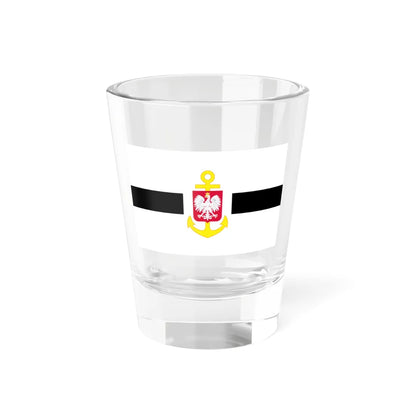 POL service flag black (Poland) Shot Glass 1.5oz 1.5oz - Go Mug Yourself