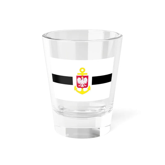 POL service flag black (Poland) Shot Glass 1.5oz 1.5oz - Go Mug Yourself