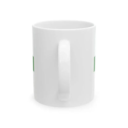 POL service flag green (Poland) White Coffee Mug - Go Mug Yourself