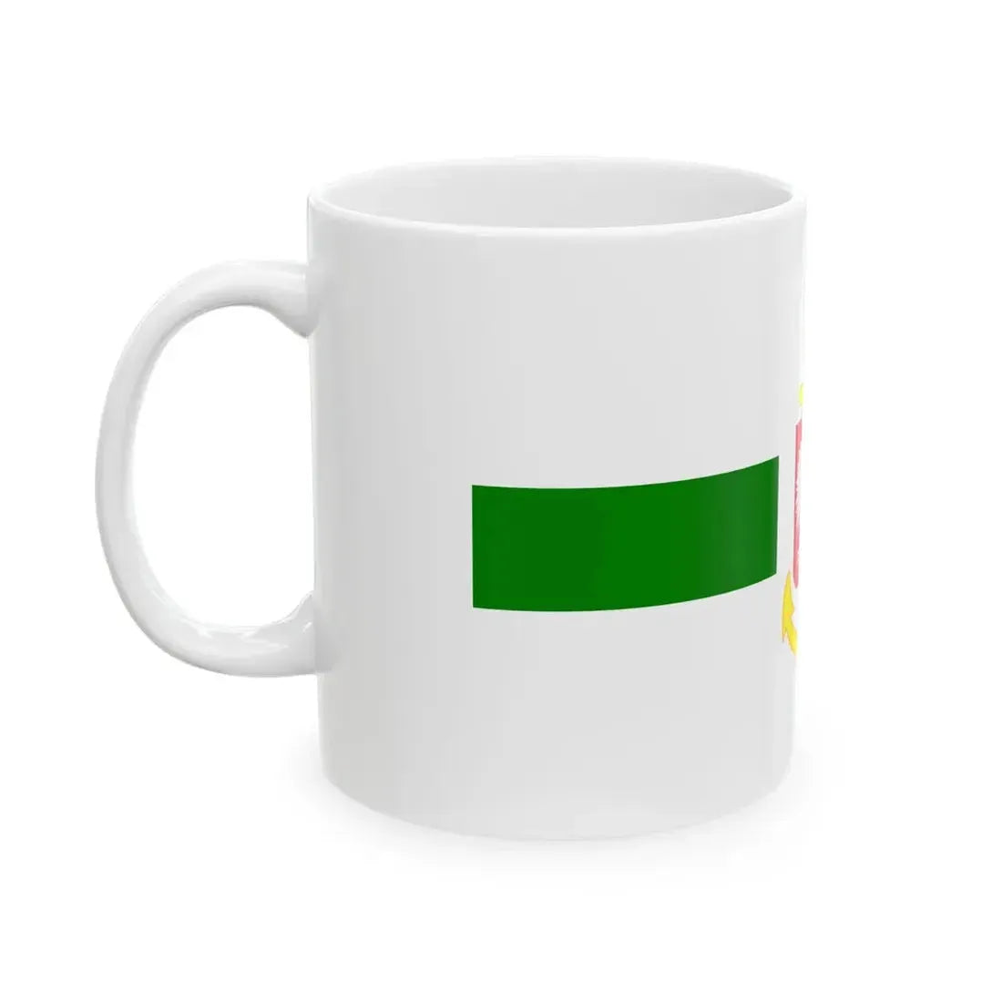 POL service flag green (Poland) White Coffee Mug - Go Mug Yourself