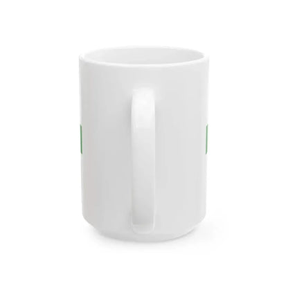 POL service flag green (Poland) White Coffee Mug - Go Mug Yourself