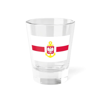 POL service flag red (Poland) Shot Glass 1.5oz 1.5oz - Go Mug Yourself