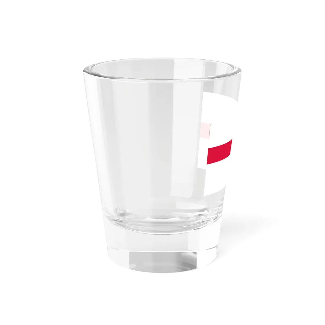 POL service flag red (Poland) Shot Glass 1.5oz - Go Mug Yourself