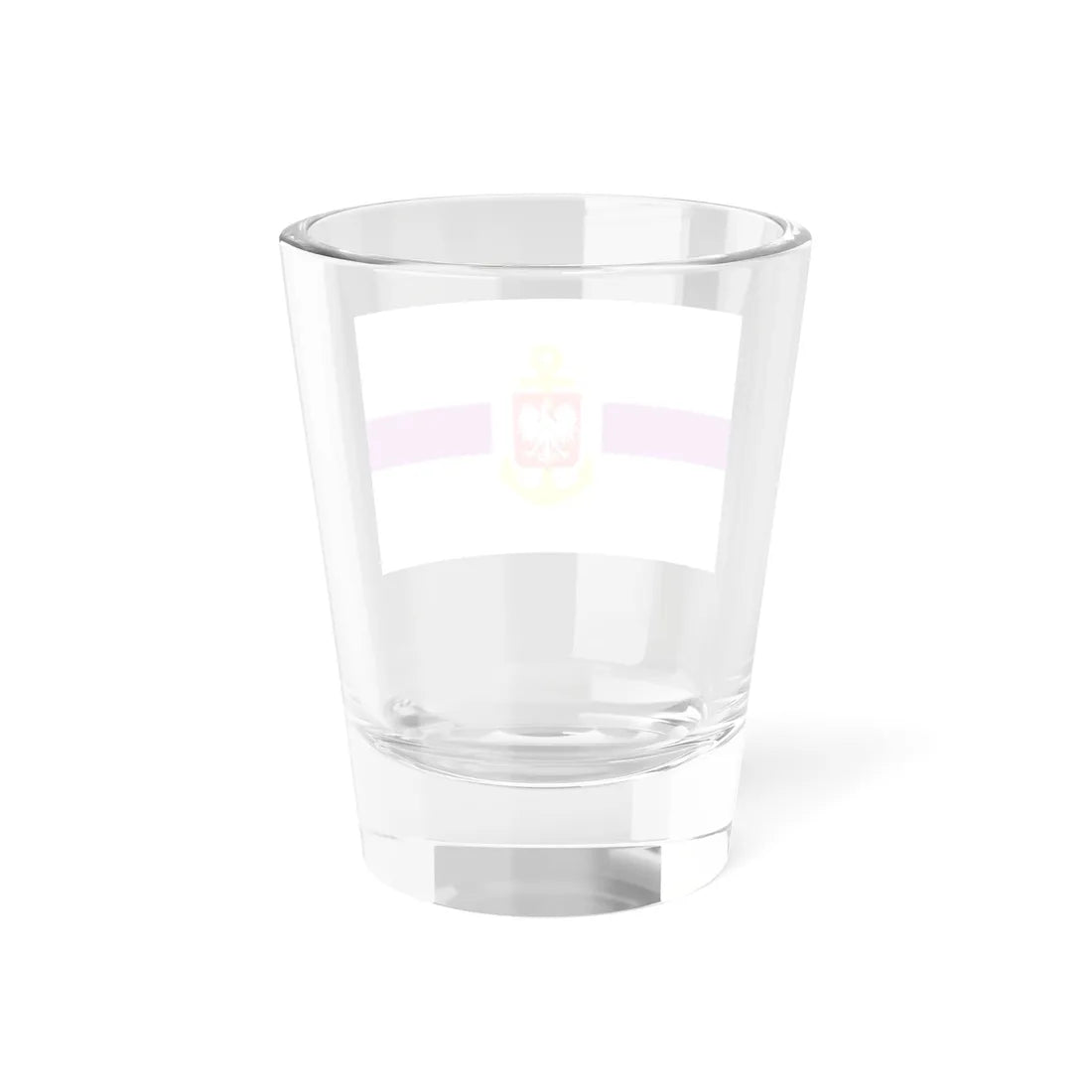 POL service flag violet (Poland) Shot Glass 1.5oz - Go Mug Yourself
