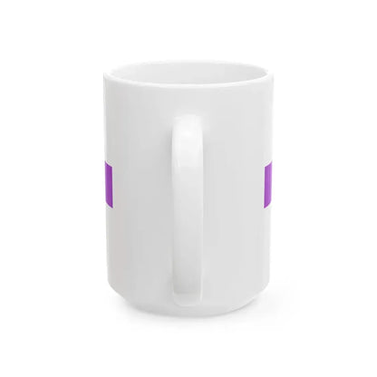 POL service flag violet (Poland) White Coffee Mug - Go Mug Yourself