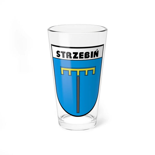 POL Strzebiń COA (Poland) (Coat of Arms) Pint Glass 16oz 16oz - Go Mug Yourself
