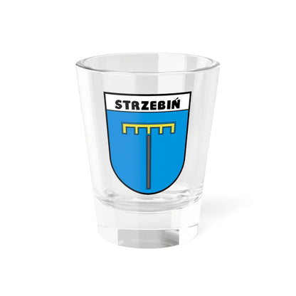 POL Strzebiń COA (Poland) (Coat of Arms) Shot Glass 1.5oz 1.5oz - Go Mug Yourself