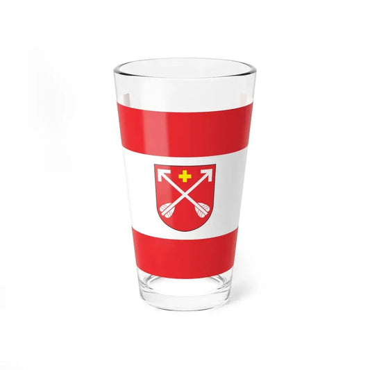 POL Strzelno flag (Poland) Pint Glass 16oz 16oz - Go Mug Yourself