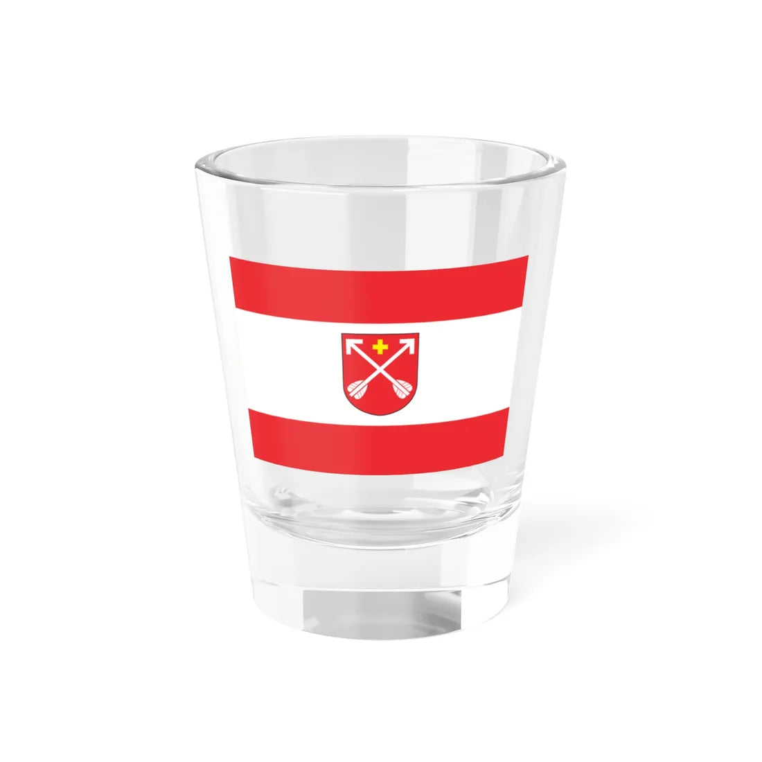 POL Strzelno flag (Poland) Shot Glass 1.5oz 1.5oz - Go Mug Yourself