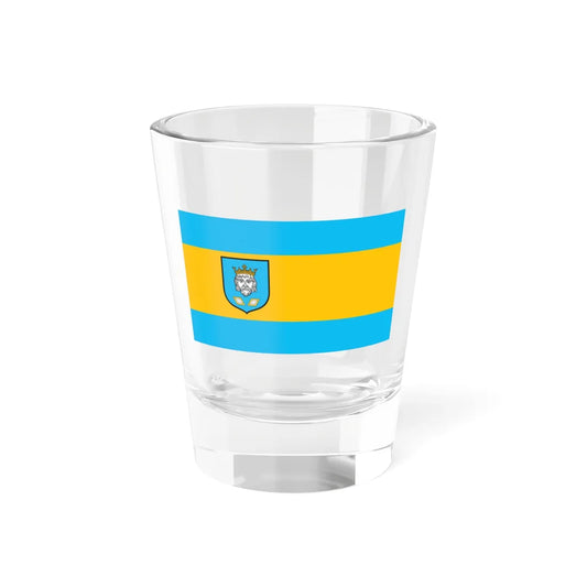 POL Szamotuły flag (Poland) Shot Glass 1.5oz 1.5oz - Go Mug Yourself