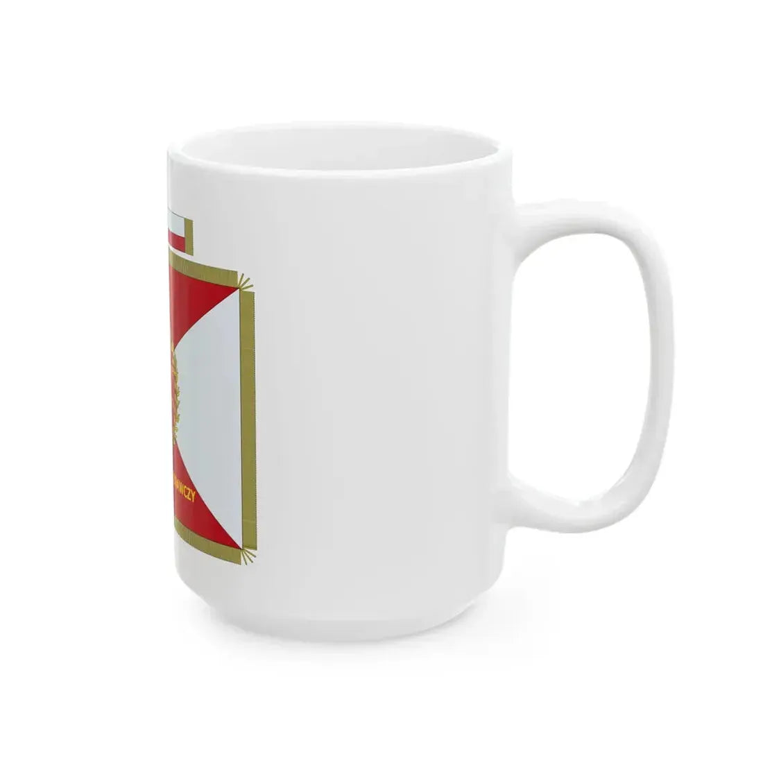 POL Sztandar 2 BR Strona Lewa (Poland) White Coffee Mug - Go Mug Yourself