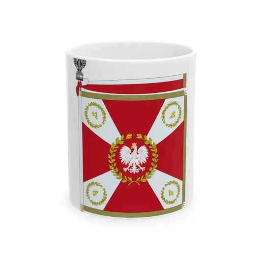 POL Sztandar 4 BKPanc Strona Prawa (Poland) White Coffee Mug 11oz - Go Mug Yourself