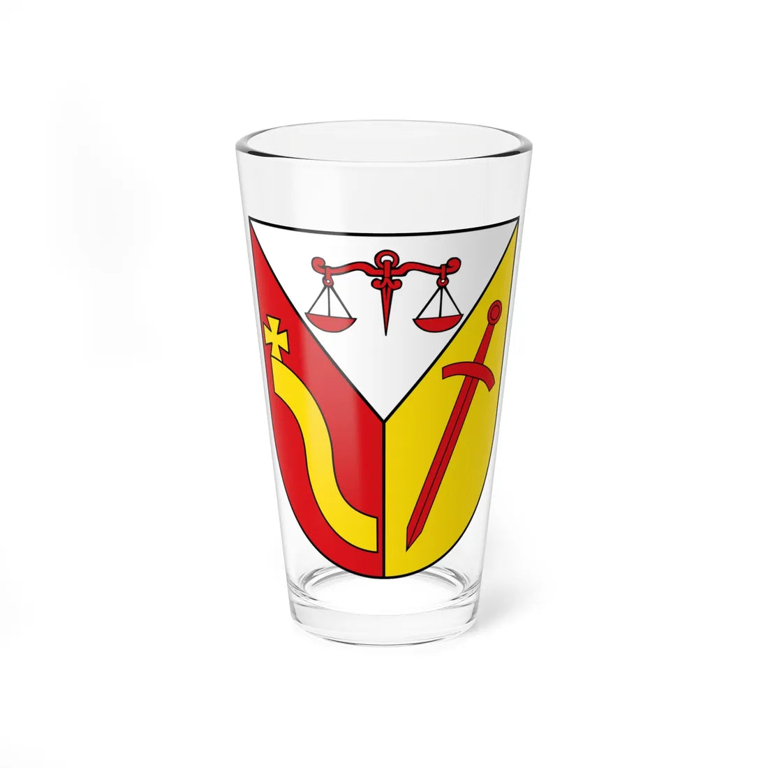 POL Targówek COA (Poland) (Coat of Arms) Pint Glass 16oz 16oz - Go Mug Yourself