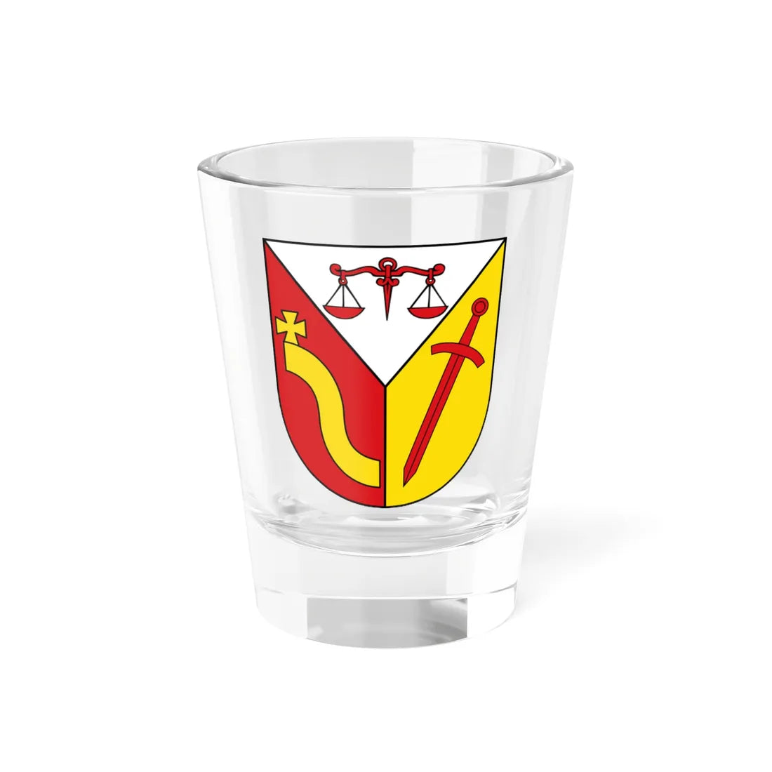 POL Targówek COA (Poland) (Coat of Arms) Shot Glass 1.5oz 1.5oz - Go Mug Yourself
