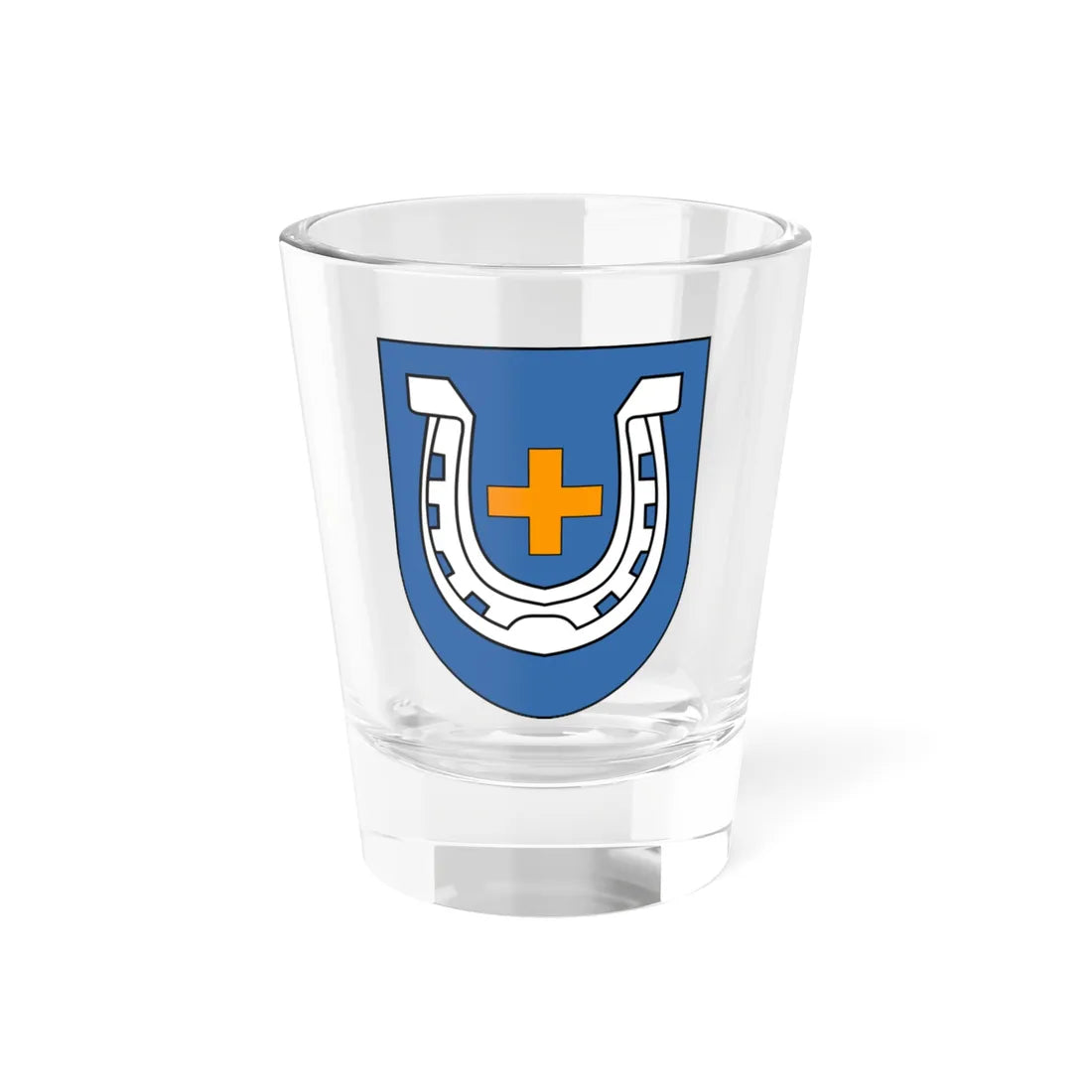 POL village Łańcuchów (Poland) (Coat of Arms) Shot Glass 1.5oz 1.5oz - Go Mug Yourself