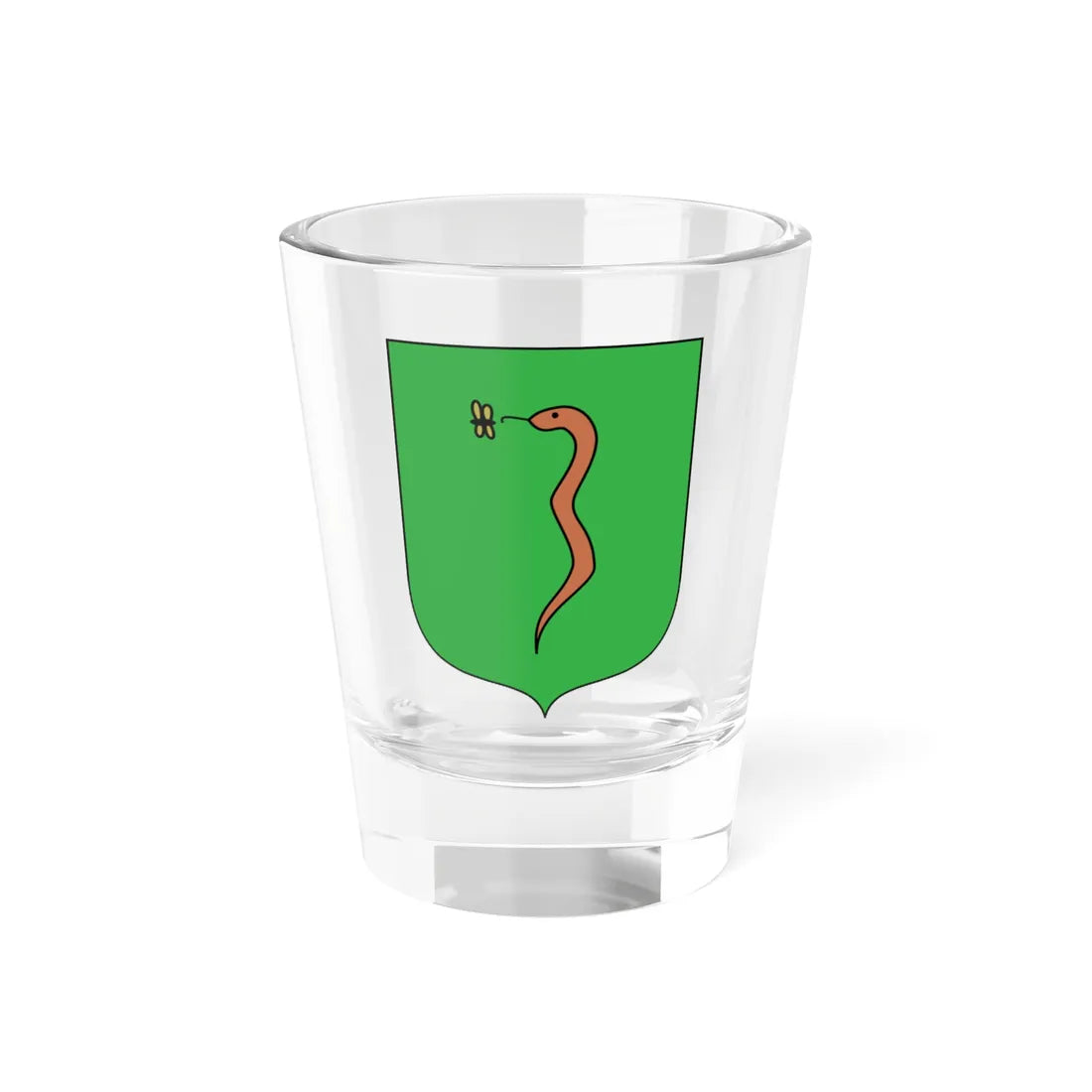 POL village Gierałtowiczki COA (Poland) (Coat of Arms) Shot Glass 1.5oz 1.5oz - Go Mug Yourself