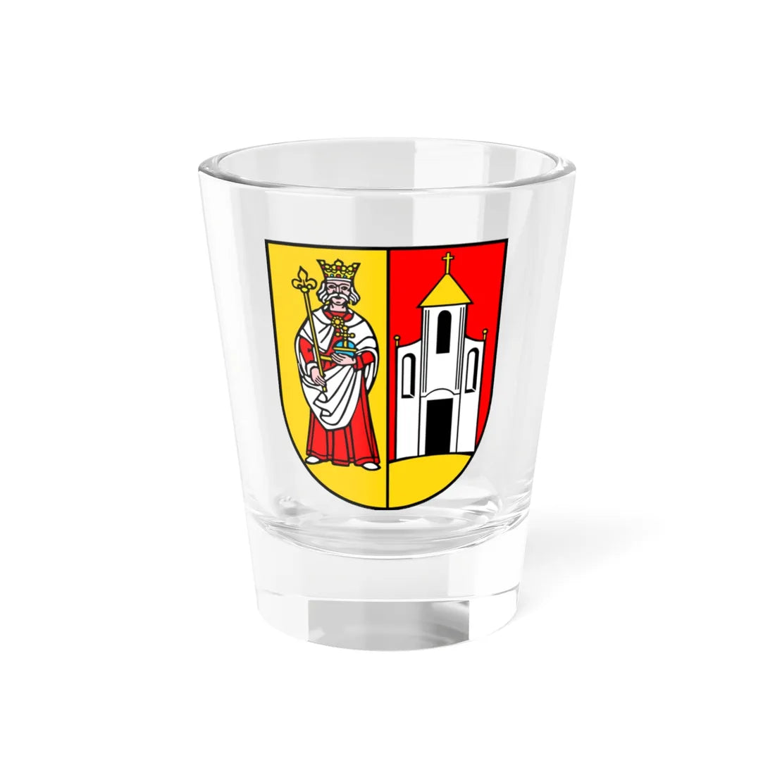 POL Warszawa-Bielany COA (Poland) (Coat of Arms) Shot Glass 1.5oz 1.5oz - Go Mug Yourself