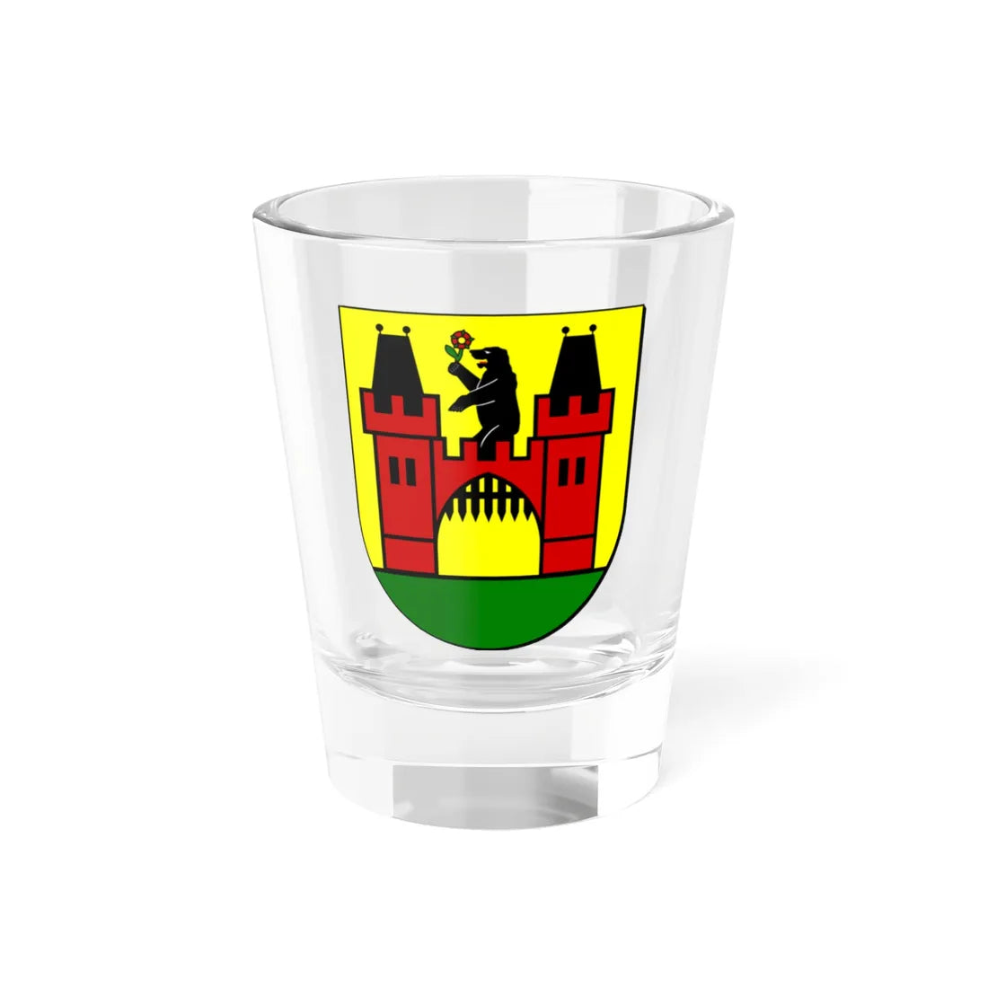 POL Warszawa-Ursynów COA (Poland) (Coat of Arms) Shot Glass 1.5oz 1.5oz - Go Mug Yourself