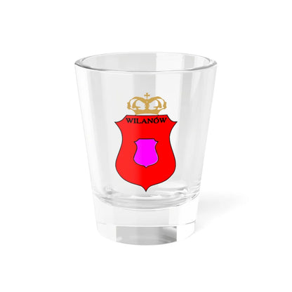 POL Wilanów Warszawa COA (Poland) (Coat of Arms) Shot Glass 1.5oz 1.5oz - Go Mug Yourself