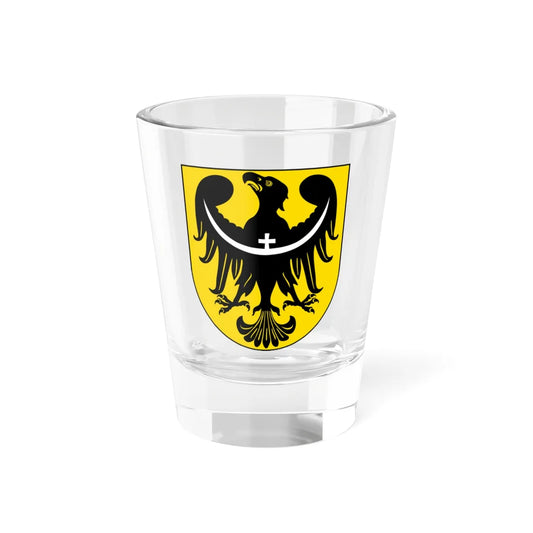 POL województwo dolnośląskie COA 2000 - 2009 (Poland) (Coat of Arms) Shot Glass 1.5oz 1.5oz - Go Mug Yourself