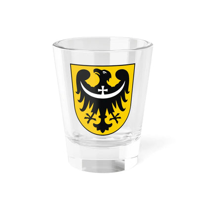 POL województwo dolnośląskie COA (Poland) (Coat of Arms) Shot Glass 1.5oz 1.5oz - Go Mug Yourself
