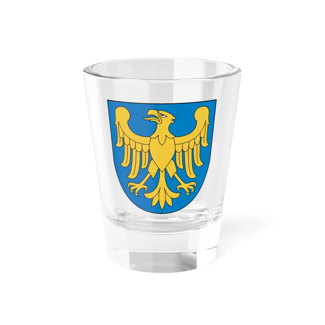 POL województwo śląskie COA incorrect (Poland) (Coat of Arms) Shot Glass 1.5oz 1.5oz - Go Mug Yourself