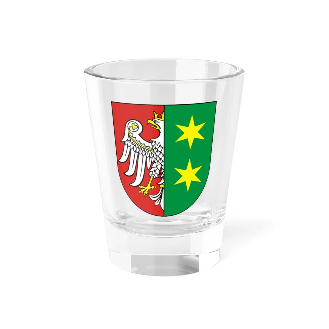 POL województwo lubuskie COA (Poland) (Coat of Arms) Shot Glass 1.5oz 1.5oz - Go Mug Yourself