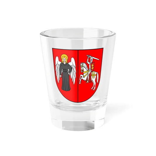 POL województwo nowogródzkie II RP COA alt (Belarus) (Coat of Arms) Shot Glass 1.5oz 1.5oz - Go Mug Yourself