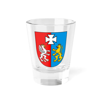 POL województwo podkarpackie COA (Poland) (Coat of Arms) Shot Glass 1.5oz 1.5oz - Go Mug Yourself