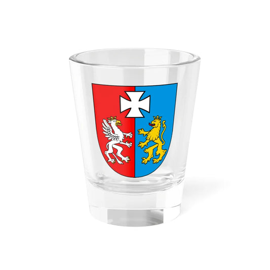 POL województwo podkarpackie COA (Poland) (Coat of Arms) Shot Glass 1.5oz 1.5oz - Go Mug Yourself