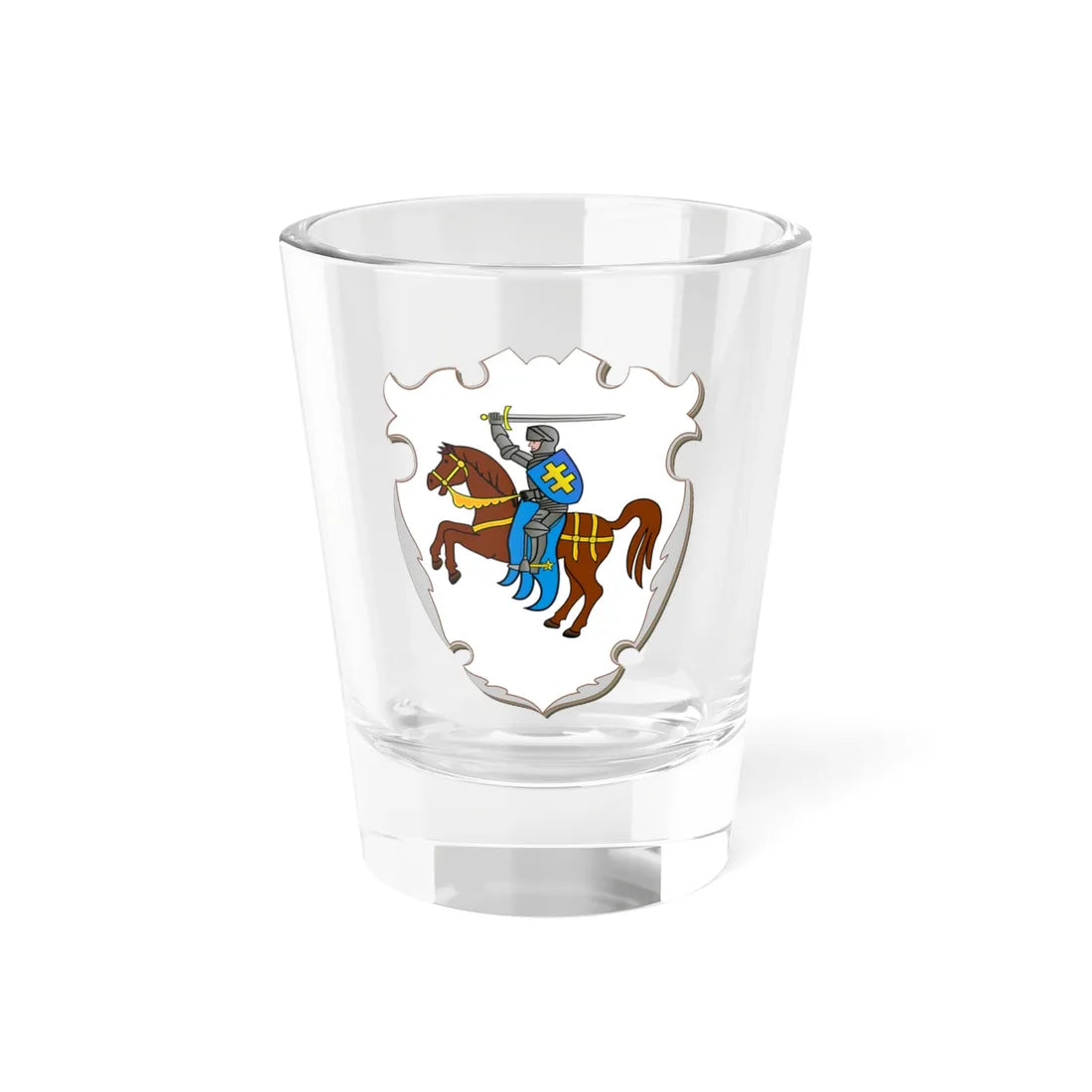 POL województwo połockie IRP COA (Belarus) (Coat of Arms) Shot Glass 1.5oz 1.5oz - Go Mug Yourself