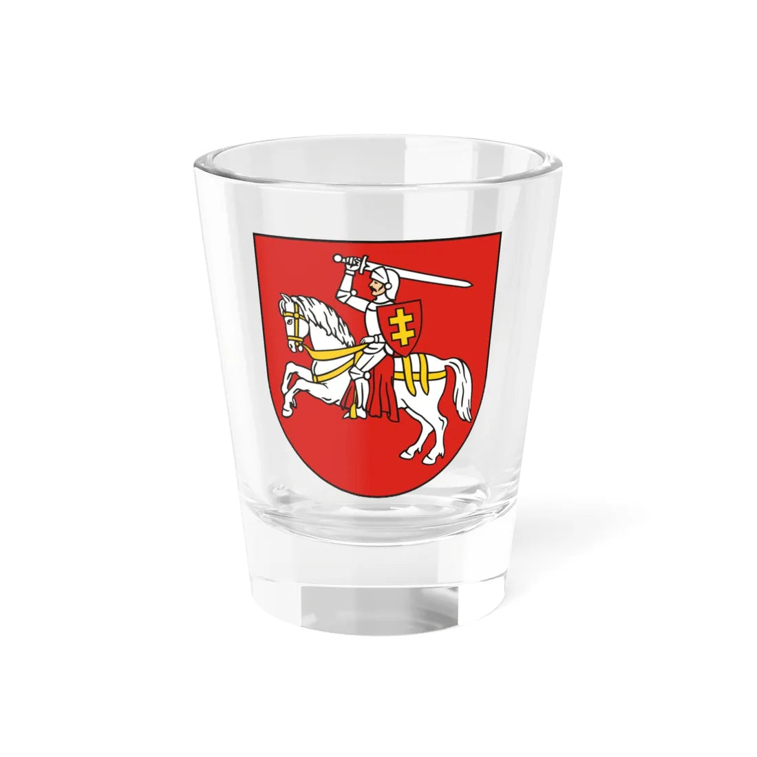 POL województwo wileńskie II RP COA (Belarus) (Coat of Arms) Shot Glass 1.5oz 1.5oz - Go Mug Yourself
