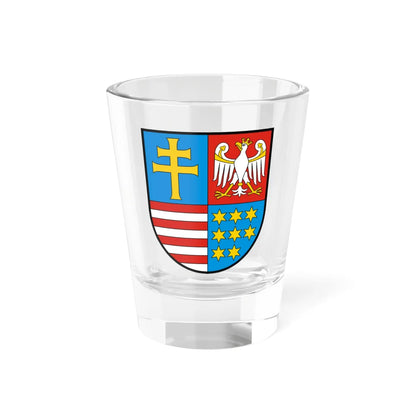 POL województwo świętokrzyskie COA (Poland) (Coat of Arms) Shot Glass 1.5oz 1.5oz - Go Mug Yourself