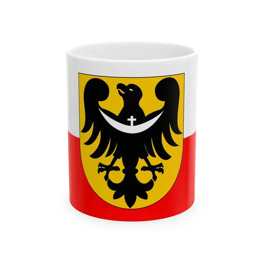 POL wojewodztwo dolnoslaskie flag 2001 - 2008 incorrect (Poland) White Coffee Mug 11oz - Go Mug Yourself