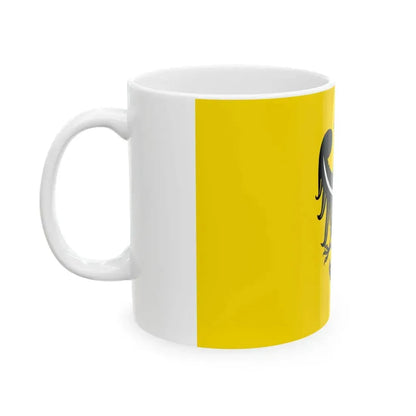 POL wojewodztwo dolnoslaskie flag 2008 - 2009 (Poland) White Coffee Mug - Go Mug Yourself