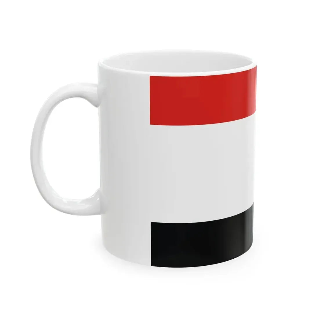 POL wojewodztwo kujawsko-pomorskie flag (Poland) White Coffee Mug - Go Mug Yourself