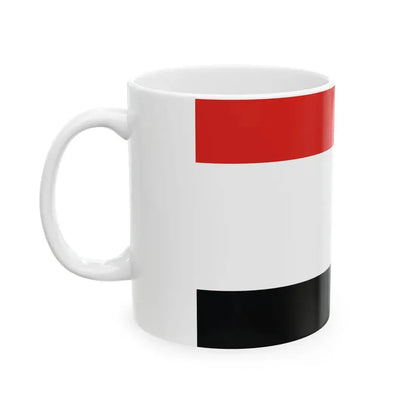 POL wojewodztwo kujawsko-pomorskie flag (Poland) White Coffee Mug - Go Mug Yourself