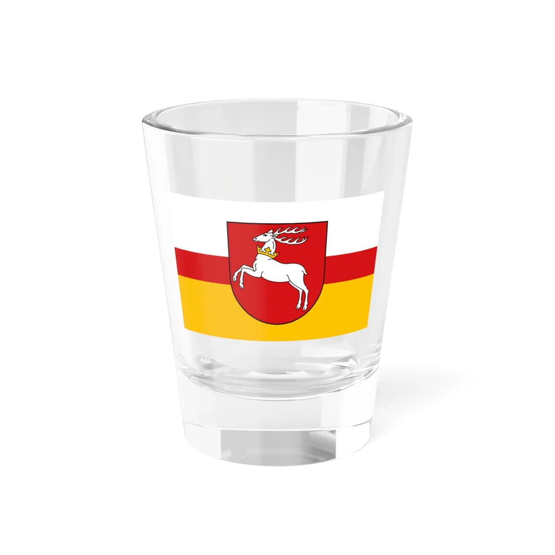 POL wojewodztwo lubelskie flag (Poland) Shot Glass 1.5oz 1.5oz - Go Mug Yourself