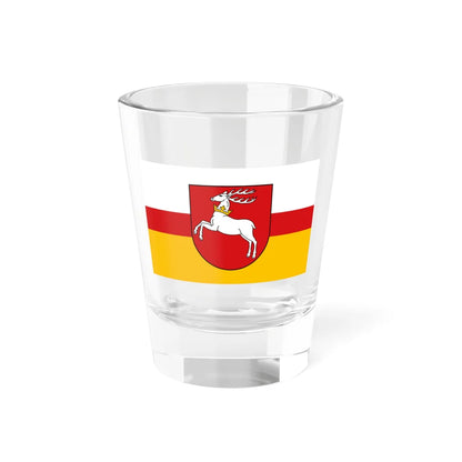 POL wojewodztwo lubelskie flag (Poland) Shot Glass 1.5oz 1.5oz - Go Mug Yourself