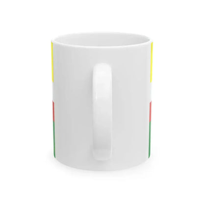 POL wojewodztwo lubuskie flag formal (Poland) White Coffee Mug - Go Mug Yourself