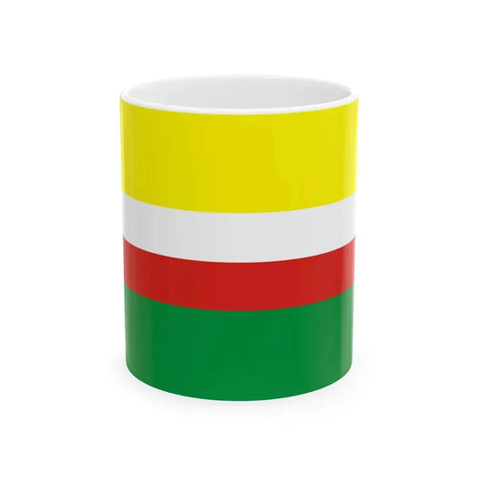 POL wojewodztwo lubuskie flag (Poland) White Coffee Mug 11oz - Go Mug Yourself