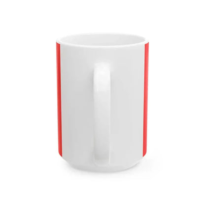 POL wojewodztwo mazowieckie flag 2002 - 2006 (Poland) White Coffee Mug - Go Mug Yourself