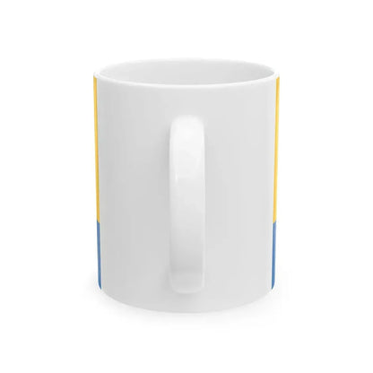 POL wojewodztwo opolskie flag formal (Poland) White Coffee Mug - Go Mug Yourself