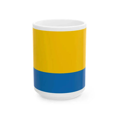 POL wojewodztwo opolskie flag (Poland) White Coffee Mug 15oz - Go Mug Yourself